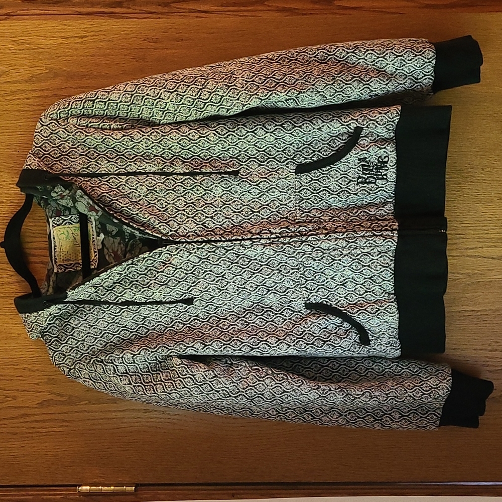 Billabong Women's Sweatshirt Zip-Up Hoodie Size Medium Heavey Weight